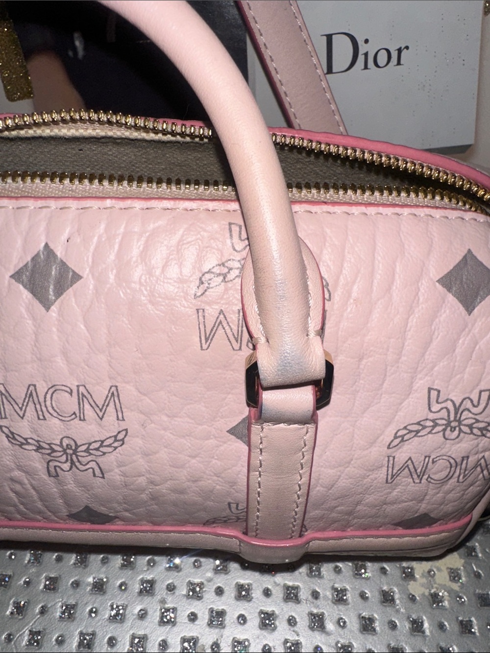 MCM Visetos Delmy Boston Bag - Picture 3 of 16